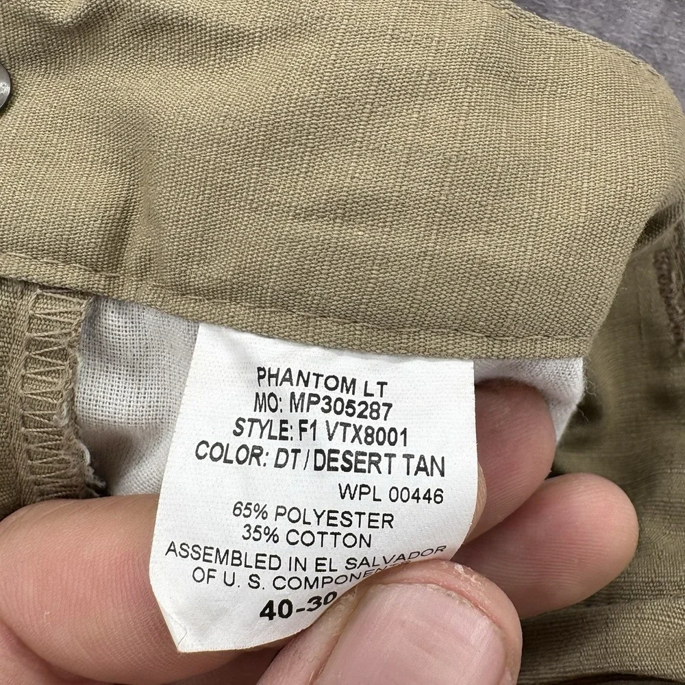 Vertx Phantom Pants Mens‎ 40x30 Tan Cargo Utility Ripstop - Picture 4 of 4